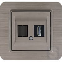 Розетка HDMI Arvia Electric Lavin Медь (21 28 4010 250)